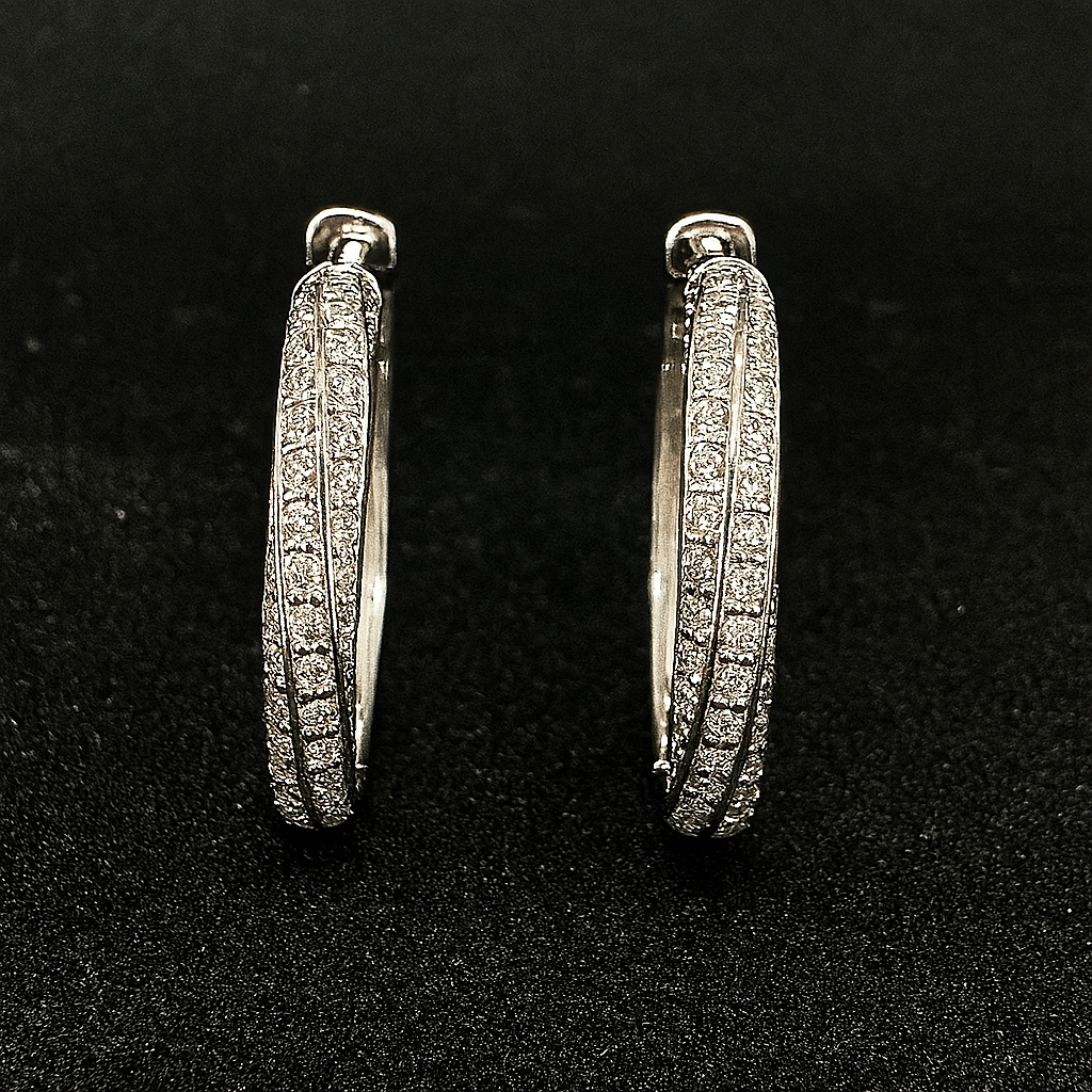 Lumière Pavé Hoops