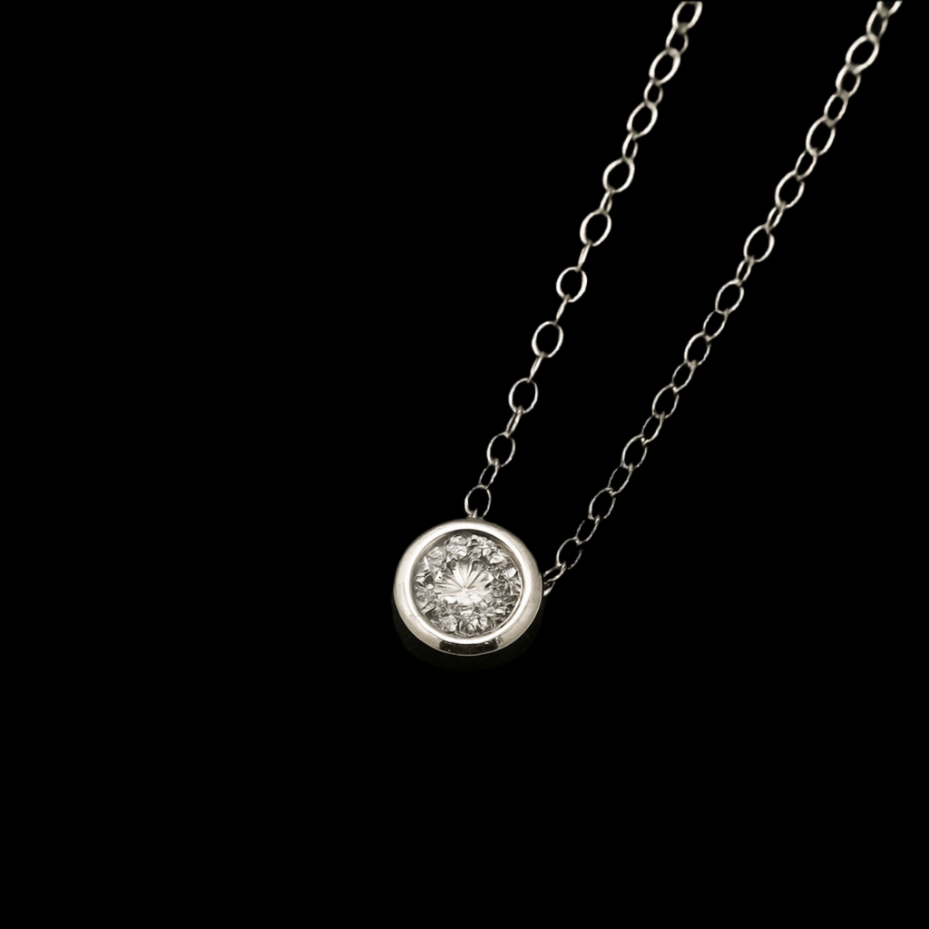 Ethereal Solitaire Necklace