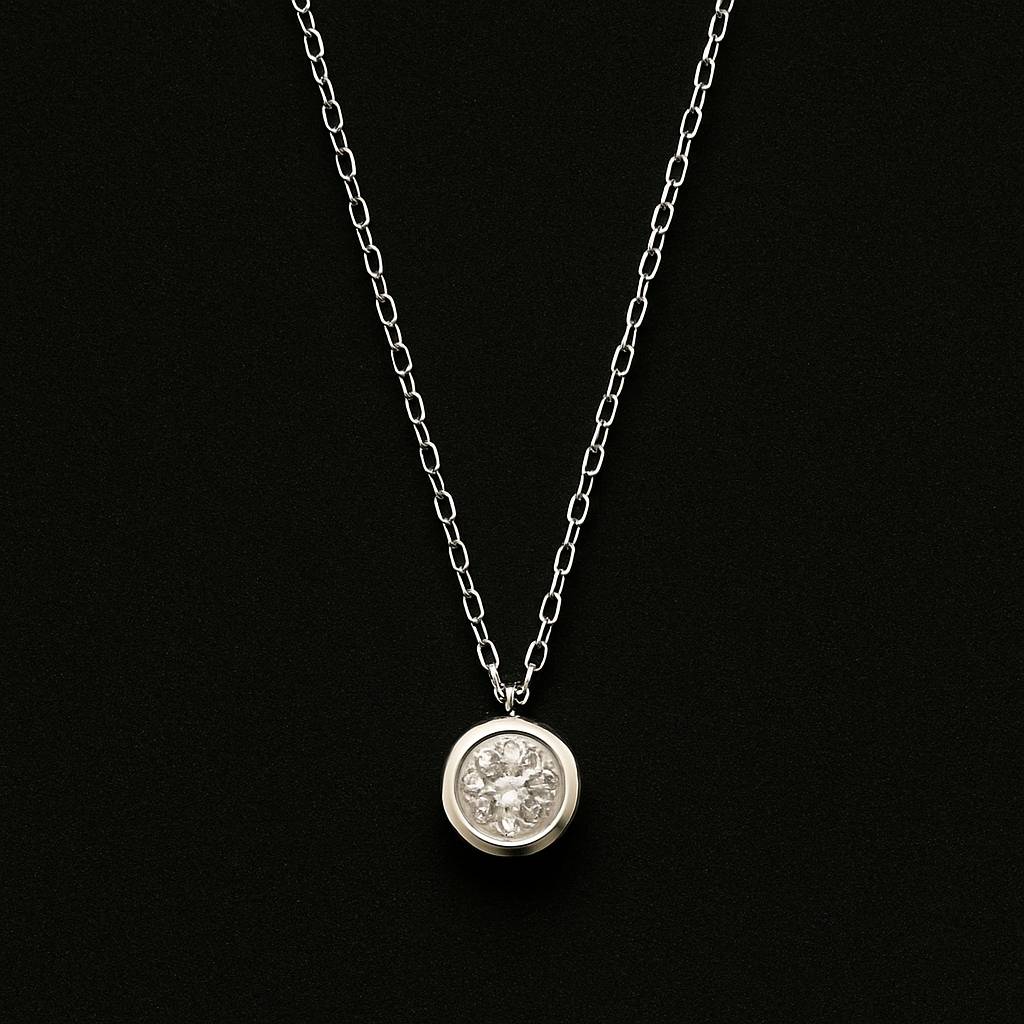 Ethereal Solitaire Necklace