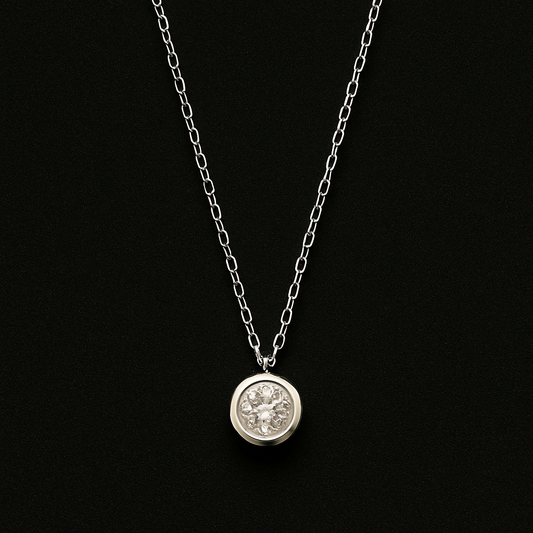 Ethereal Solitaire Necklace