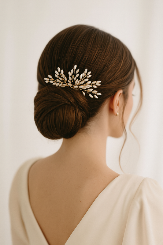 Pearl Meadow Hairpiece