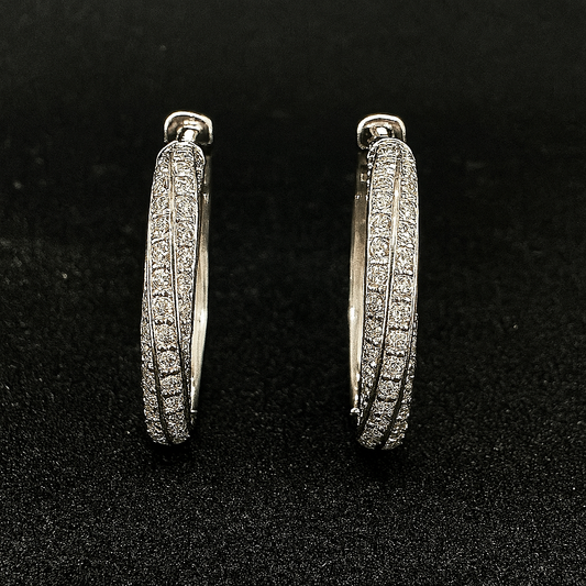 Lumière Pavé Hoops